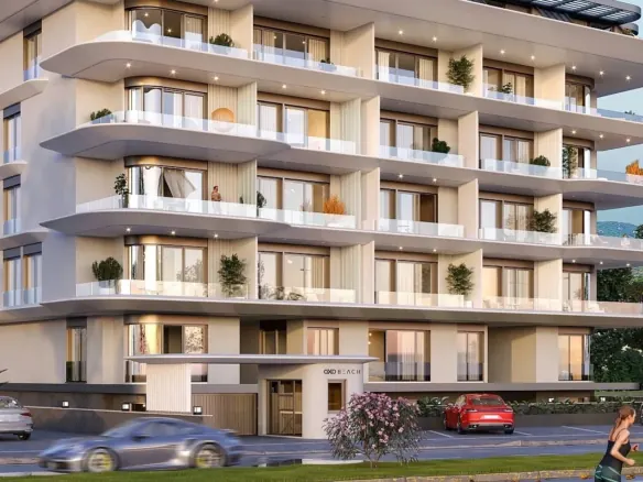 Properties in a Seafront Complex with Amenities Alanya Kestel-1