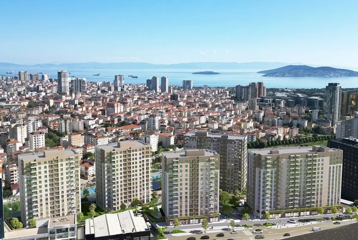 Wohnungen mit Meerblick in Istanbul Maltepe, Cevizli-1