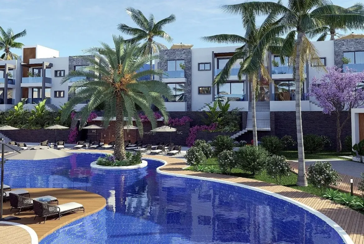 Furnished Sea View Apartments for Sale in Kyrenia North Cyprus-1