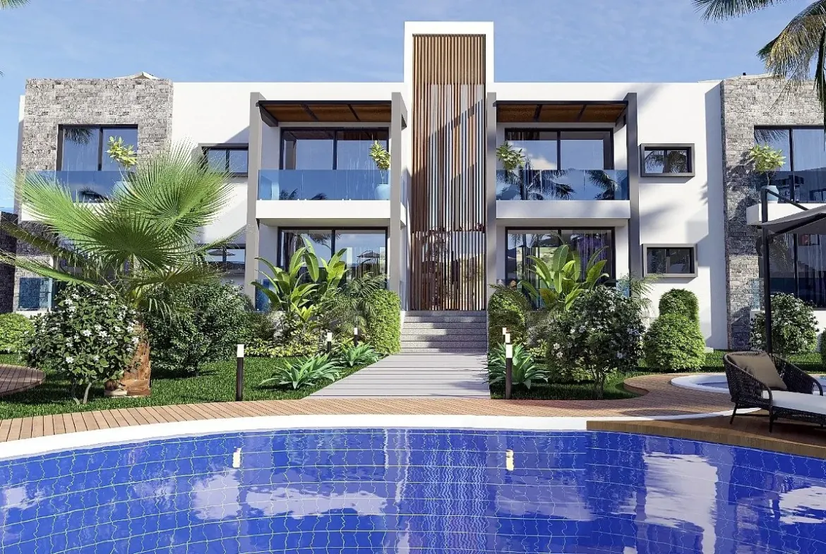 Furnished Sea View Apartments for Sale in Kyrenia North Cyprus-2