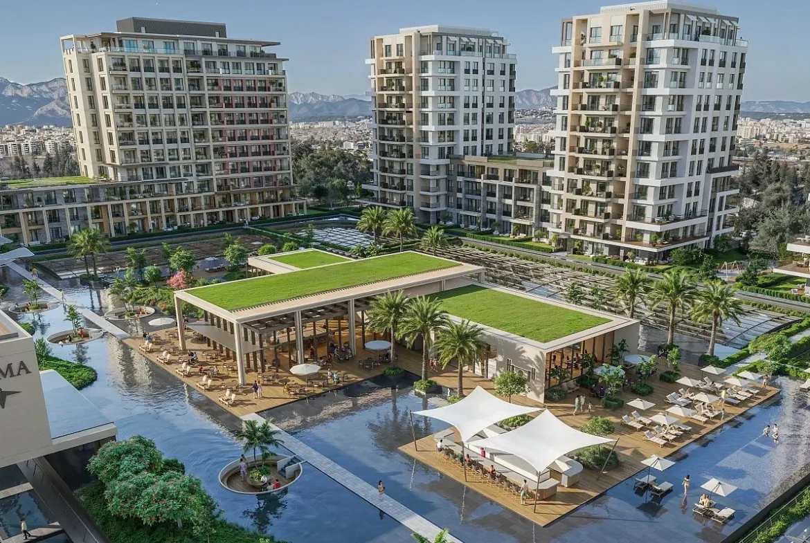 Luxuswohnungen in einer Residenz mit vielen Extras in Antalya-1