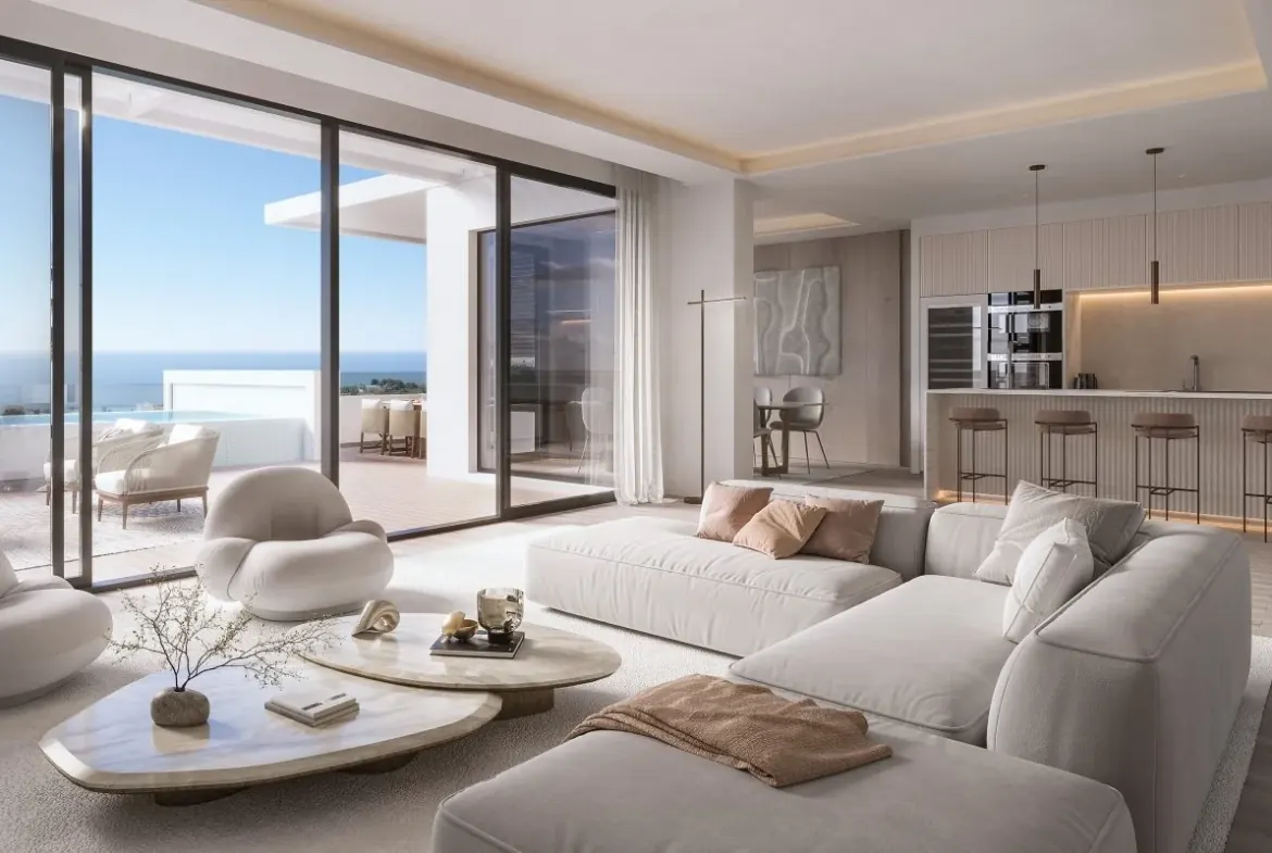 Häuser mit Meerblick und privatem Pool in Benalmádena