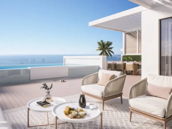 Sea View Houses with Private Pool in Benalmadena-1