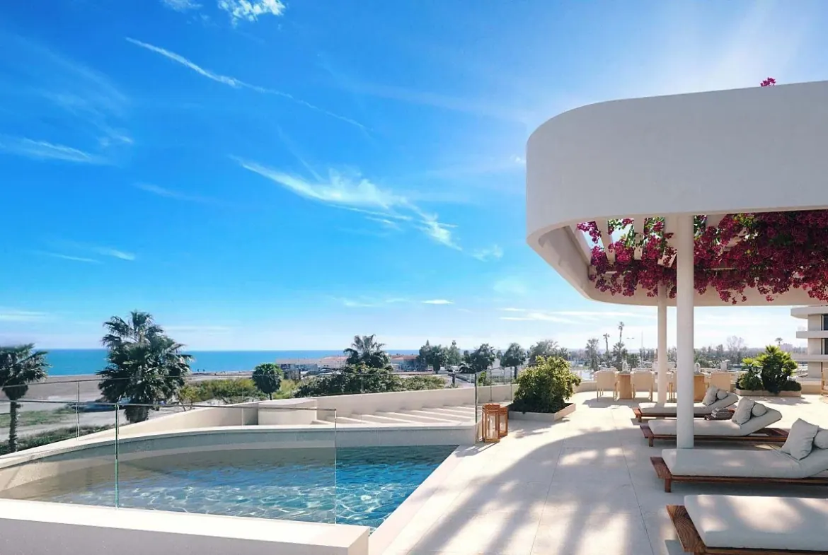 New Apartments with Sea View in Malaga Termica Beach Project-1