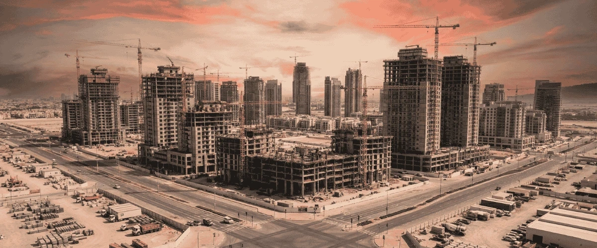 Developing districts and construction projects representing aggressive growth investment opportunities in Dubai