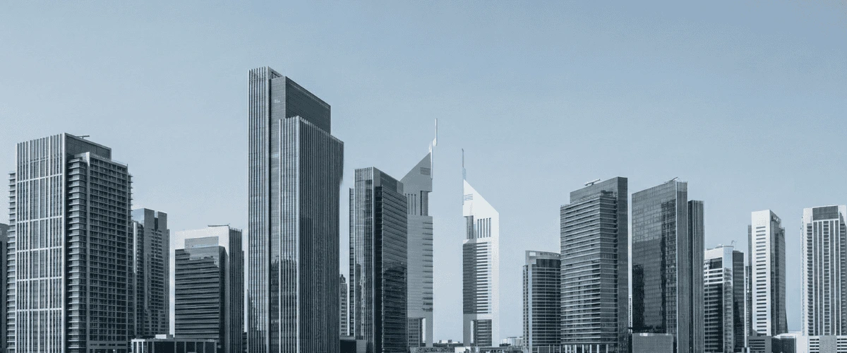 Modern business district in Dubai representing tax planning and fiscal efficiency for property investor