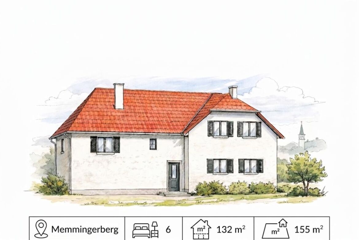 Detached Family House for Sale in Memmingerberg-1