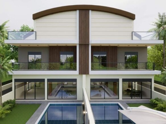 Private Pool Villas with Elevator in Antalya-1