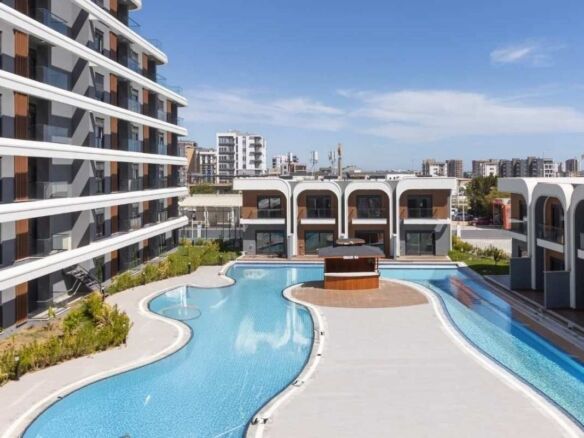 Ready 1 Bedroom Resort Apartments in Antalya Altıntaş-1
