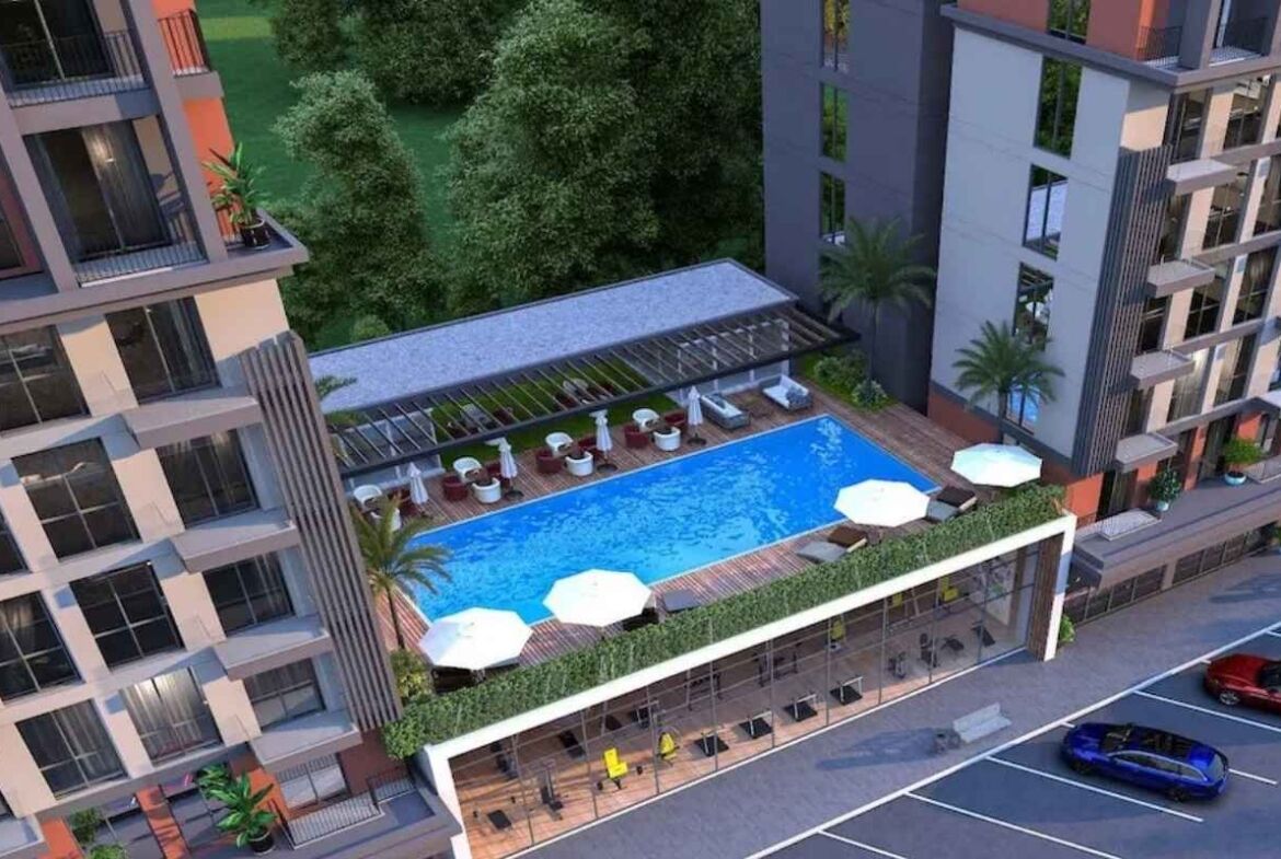 Home-Office-Suiten in Antalya mit Geschäften und Pool-1